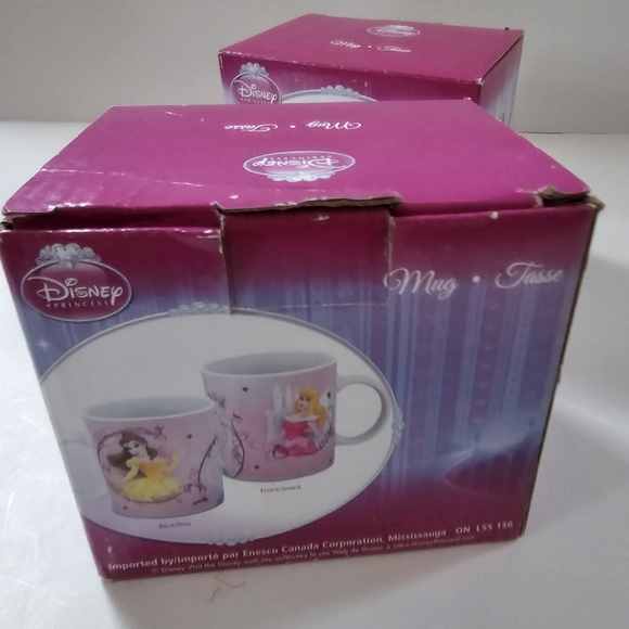 Disney Princesses mug  collection mugs in a box set of two 2 classic Bell - Picture 8 of 8
